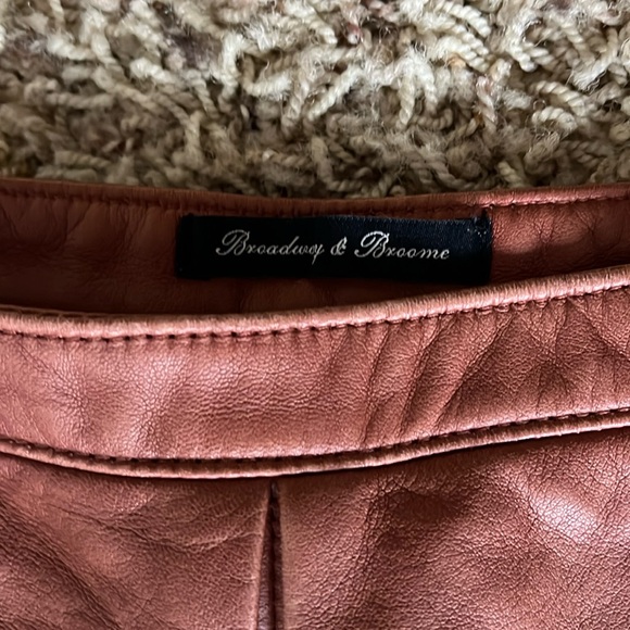 Madewell Broadway & Broome Leather Belltoll Skirt - Picture 4 of 5
